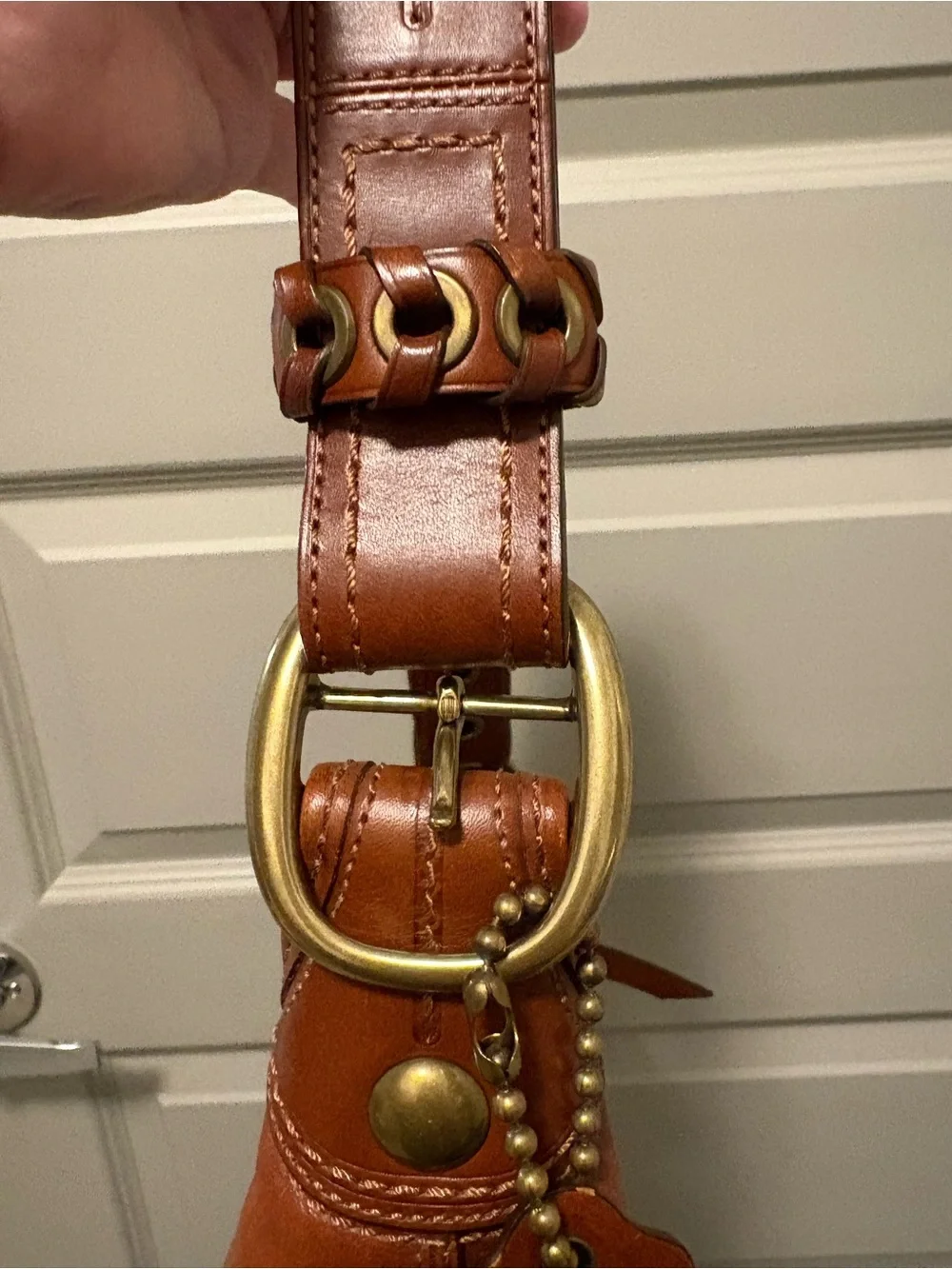 Coach Y2K 2008 Bleecker Duffle 11422 in Cognac/Whiskey